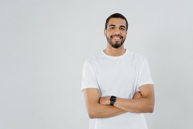 Smiling male